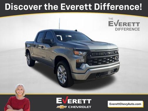 Sterling Gray Metallic 2024 Chevrolet Silverado 1500 Custom