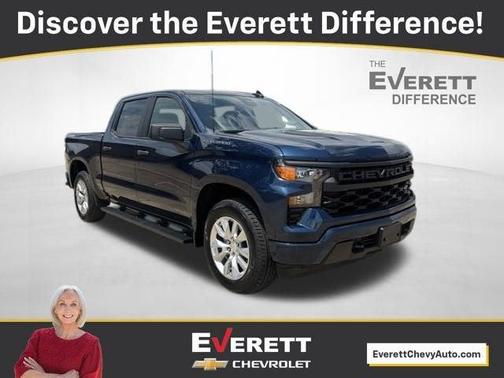 Northsky Blue Metallic 2022 Chevrolet Silverado 1500 Custom
