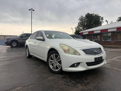 Moonlight White 2012 INFINITI G25x Base