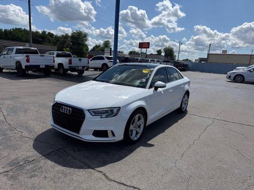 WHITE 2018 Audi A3 2.0T Premium