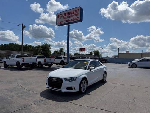 WHITE 2018 Audi A3 2.0T Premium