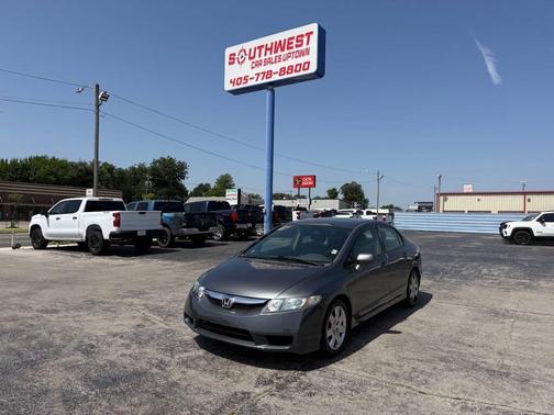 Alabaster Silver Metallic 2009 Honda Civic LX