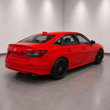 Rallye Red 2025 Honda Civic Sport