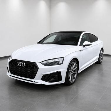 WHITE 2025 Audi A5 Sportback 45 S Line Premium