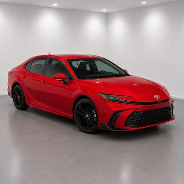 Supersonic Red 2025 Toyota Camry SE