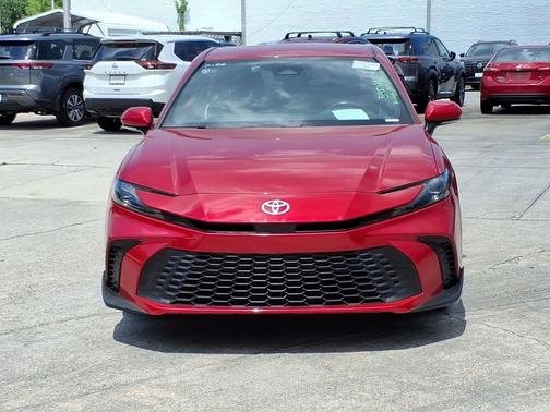 Supersonic Red 2025 Toyota Camry SE