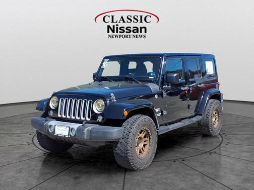 Black Clearcoat 2016 Jeep Wrangler Unlimited Sahara