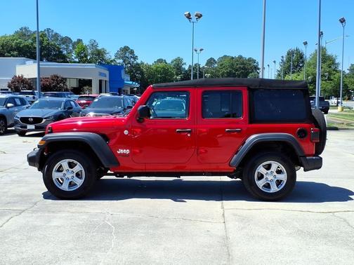 Firecracker Red Clearcoat 2018 Jeep Wrangler Unlimited Sport