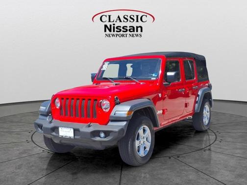 Firecracker Red Clearcoat 2018 Jeep Wrangler Unlimited Sport