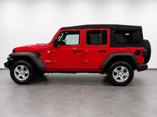 Firecracker Red Clearcoat 2018 Jeep Wrangler Unlimited Sport