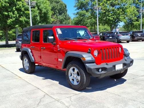 Firecracker Red Clearcoat 2018 Jeep Wrangler Unlimited Sport