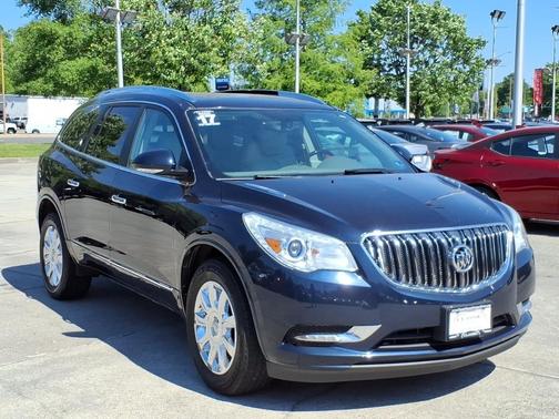 Dark Sapphire Blue Metallic 2017 Buick Enclave Leather