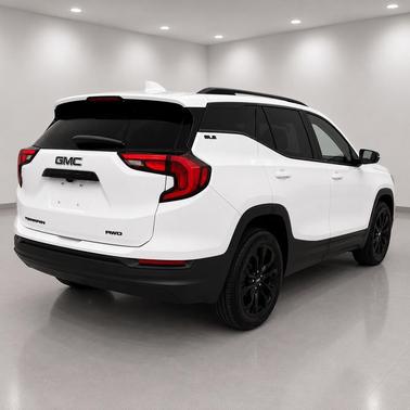 Summit White 2019 GMC Terrain SLT
