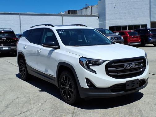 Summit White 2019 GMC Terrain SLT