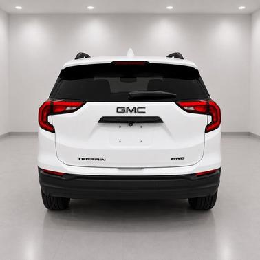 Summit White 2019 GMC Terrain SLT