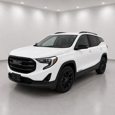 Summit White 2019 GMC Terrain SLT
