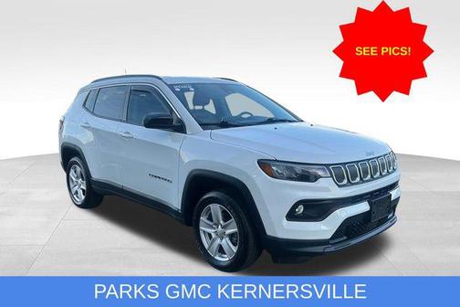 Bright White Clearcoat 2022 Jeep Compass Latitude