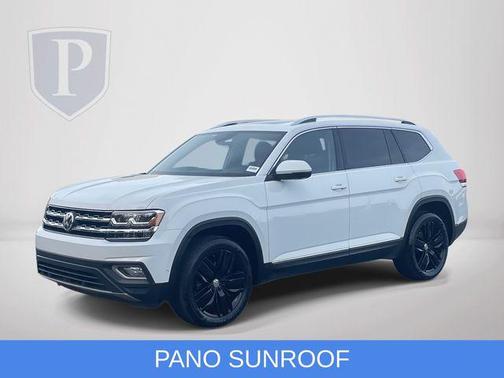 Pure White 2019 Volkswagen Atlas 3.6L SEL Premium