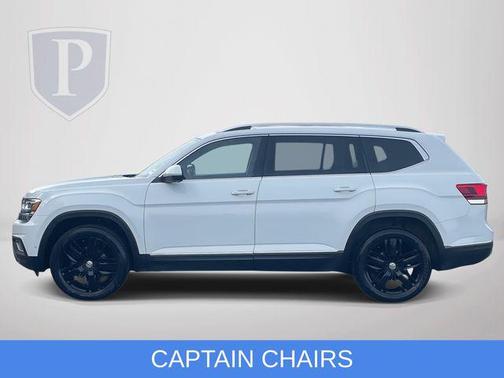 Pure White 2019 Volkswagen Atlas 3.6L SEL Premium