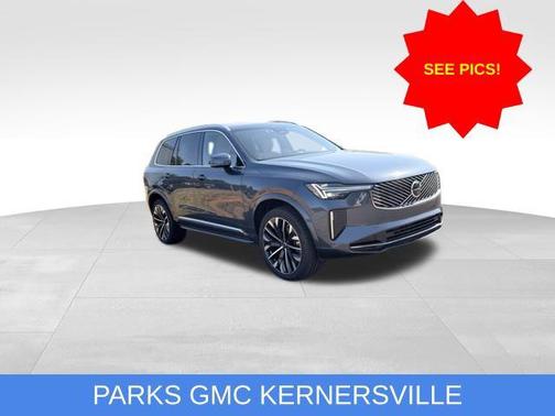 Denim Blue Metallic 2026 Volvo XC90 Plus, B5 AWD Gas (mild hybrid), Gasoline, Bright, 7 Seats