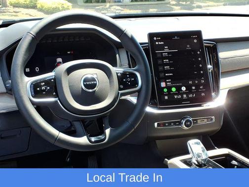 Denim Blue Metallic 2026 Volvo XC90 Plus, B5 AWD Gas (mild hybrid), Gasoline, Bright, 7 Seats