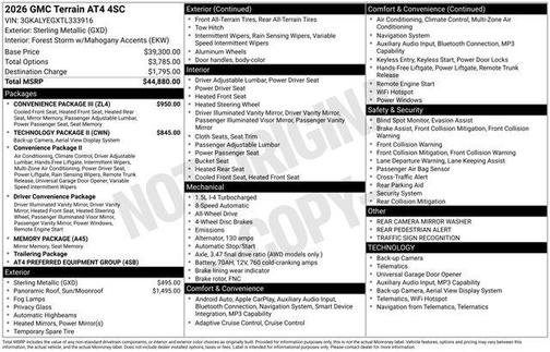 2026 GMC Terrain AWD AT4