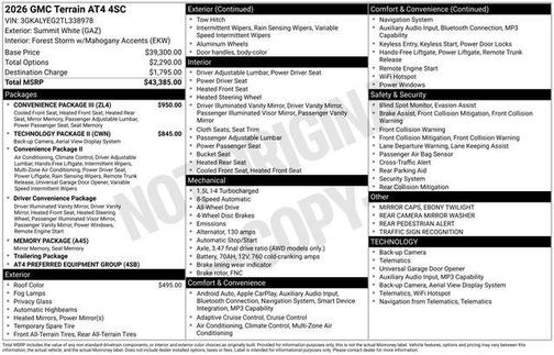 2026 GMC Terrain AWD AT4