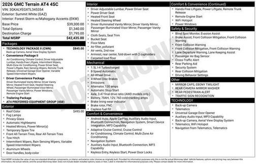 2026 GMC Terrain AWD AT4