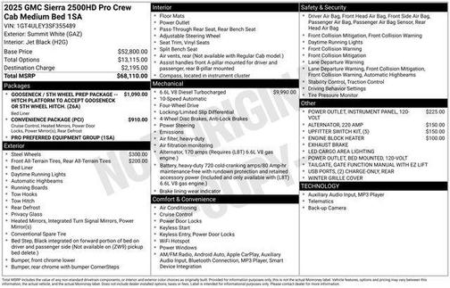 2025 GMC Sierra 2500 Pro
