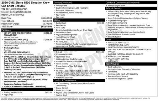 Sterling 2026 GMC Sierra 1500 Elevation