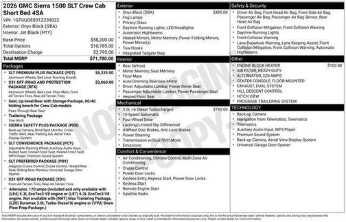 2026 GMC Sierra 1500 SLT