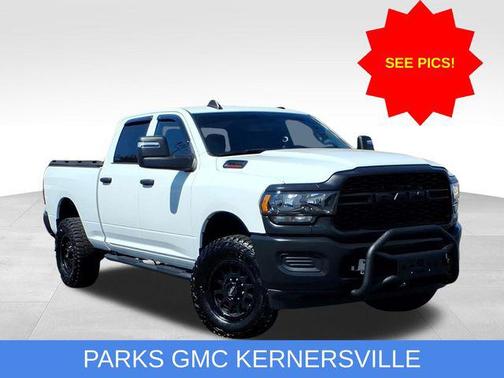 Bright White Clearcoat 2024 RAM 2500 Tradesman Crew Cab 4x4 6'4' Box