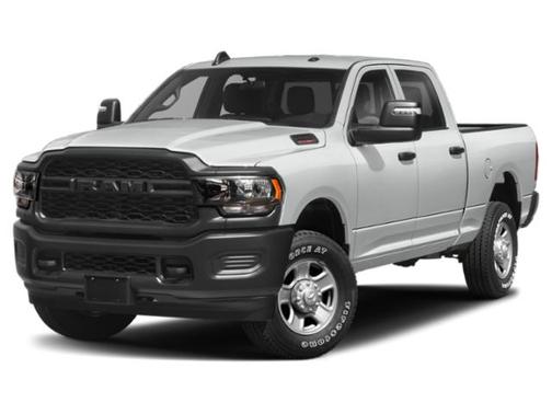 Bright White Clearcoat 2024 RAM 2500 Tradesman Crew Cab 4x4 6'4' Box