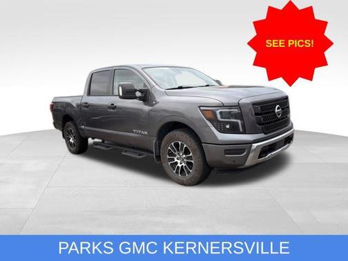 Gun Metallic 2022 Nissan Titan SV