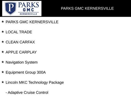 Infinite Black Metallic 2019 Lincoln MKC Reserve