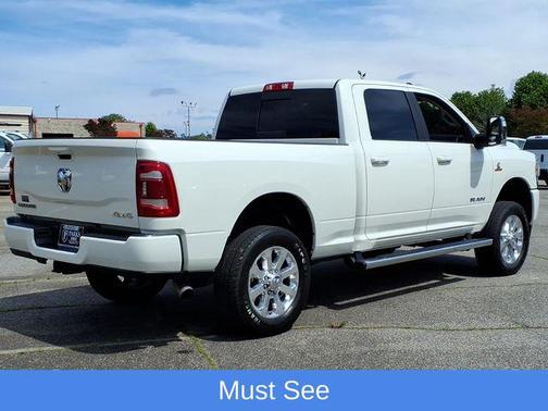 Pearl White 2024 RAM 3500 Laramie Crew Cab 4x4 6'4' Box