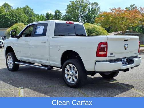 Pearl White 2024 RAM 3500 Laramie Crew Cab 4x4 6'4' Box