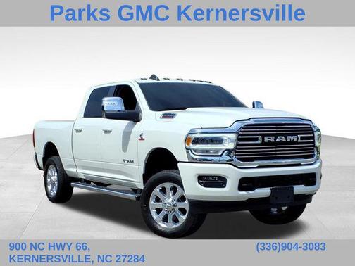 Pearl White 2024 RAM 3500 Laramie Crew Cab 4x4 6'4' Box