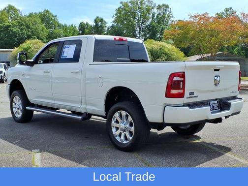 Pearl White 2024 RAM 3500 Laramie Crew Cab 4x4 6'4' Box