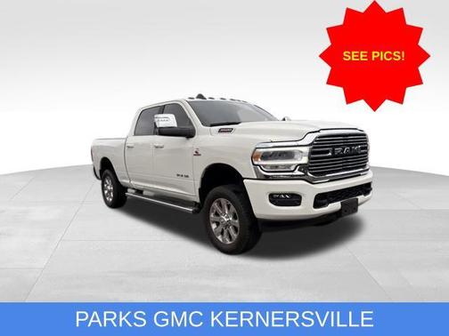 Pearl White 2024 RAM 3500 Laramie Crew Cab 4x4 6'4' Box