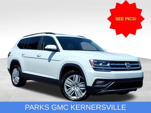 Pure White 2020 Volkswagen Atlas 2.0T SE w/Technology