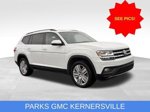 Pure White 2020 Volkswagen Atlas 2.0T SE w/Technology