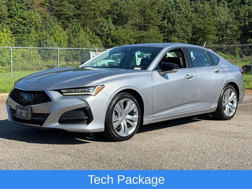 sparkle silver met 2021 Acura TLX Technology