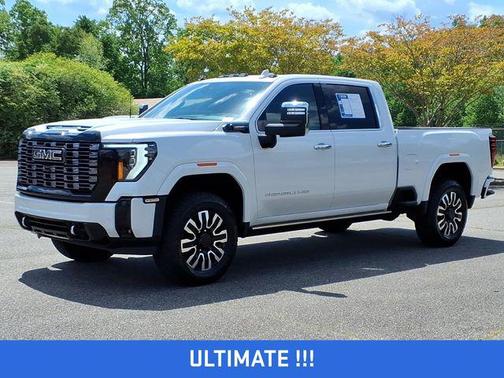 White Frost Tricoat 2025 GMC Sierra 2500 Denali Ultimate