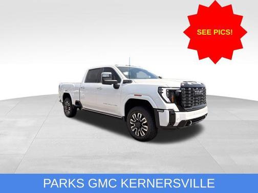 White Frost Tricoat 2025 GMC Sierra 2500 Denali Ultimate