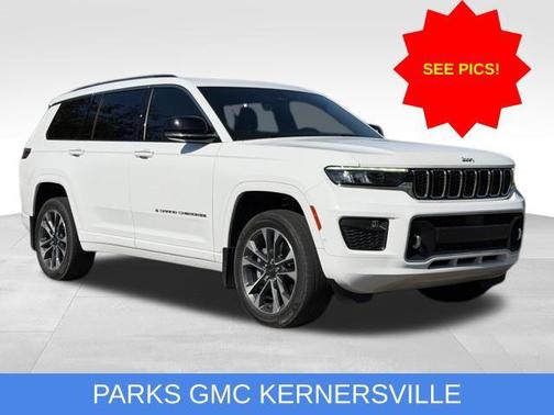 Bright White Clearcoat 2023 Jeep Grand Cherokee L Overland