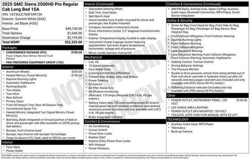 2025 GMC Sierra 2500 Pro