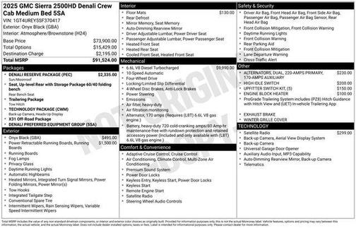 2025 GMC Sierra 2500 Denali