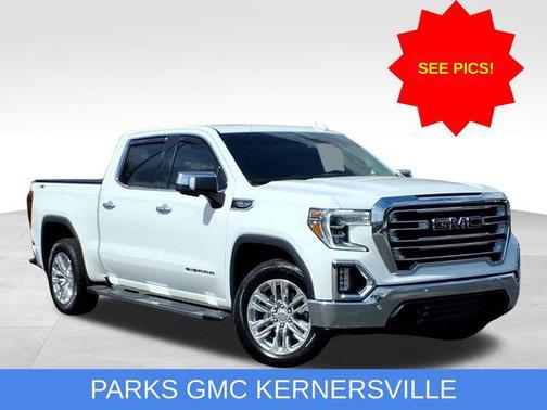 Summit White 2021 GMC Sierra 1500 SLT