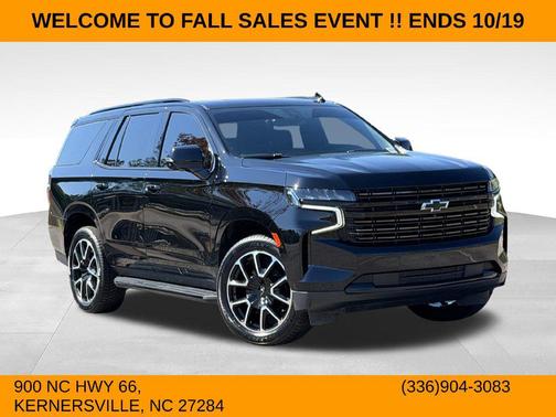 Black 2022 Chevrolet Tahoe 4WD RST